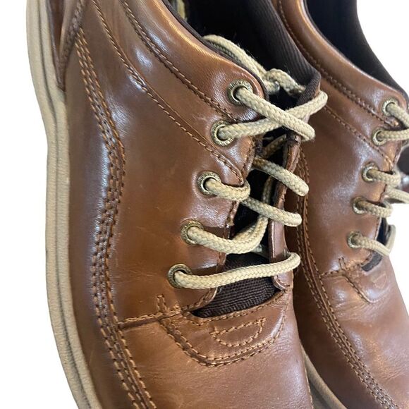 Rockport World Tour Classic Men\'s Brown Leather Size 14 Narrow Shoes # CH3940 main image 9